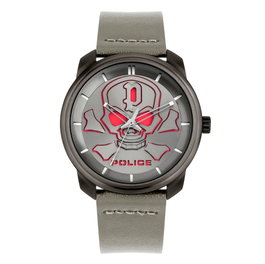 Police PL15714JSU-61 con correa de cuero gris