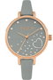 Daisy Dixon DD083ERG Reloj Analógico para Mujer con Caja Rosa y Correa Gris