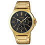 Casio MTP-V300G-1AUDF Reloj Dorado con Esfera Negra