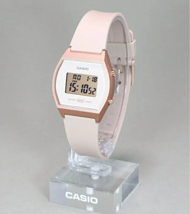 Casio CAS4549526294655 Reloj Mujer Colección Rosa - Resistente al agua 3 ATM - Cronómetro - Cuenta atrás - Alarma