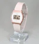 Casio CAS4549526294655 Reloj Mujer Colección Rosa - Resistente al agua 3 ATM - Cronómetro - Cuenta atrás - Alarma