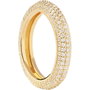 Pdpaola Essential King Ring Dorado Tamaño 19,5 Anillo de Plata de Ley con Chapado Oro 18K