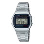 Casio A158WA-1DF Reloj Digital Unisex con Correa de Acero Inoxidable