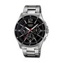 Reloj Hombre Casio MTP1374D1AVDF Negro Plateado (Ø 35 mm) (Ø 47 mm)