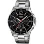 Reloj Hombre Casio MTP1374D1AVDF Negro Plateado (Ø 35 mm) (Ø 47 mm)