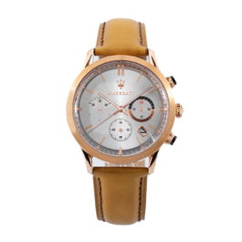 Maserati R8871633002 Ricordo 42mm Oro Rosa y Marrón