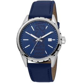 Just Cavalli JC1G082L0095 con correa de cuero azul