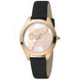 Just Cavalli JC1L210L0025 Reloj de Mujer con Correa de Cuero Negra