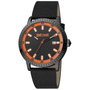Just Cavalli JC1G216L0035 Reloj para Hombre con Correa de Cuero Negra