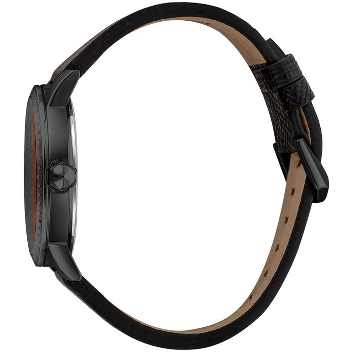 Just Cavalli JC1G216L0035 Reloj para Hombre con Correa de Cuero Negra