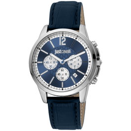 Just Cavalli Reloj JC1G175L0225 con correa de cuero negro