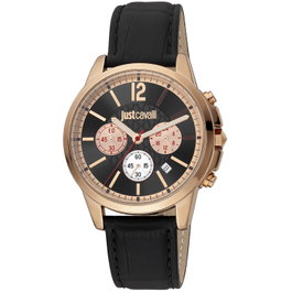 Just Cavalli JC1G175L0235 con correa de cuero negro