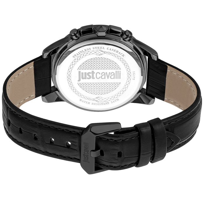 Just Cavalli JC1G175L0245 Reloj Analógico Multifunción Negro