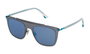 Police SPL581-52SG1X Gafas de sol Gris con espejo azul