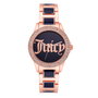 Juicy Couture Reloj JC1308NVRG Rosa con Esfera Azul