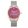 Juicy Couture JC1279HPRT con caja rosa y correa plateada