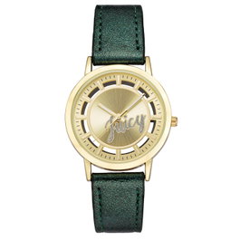 Juicy Couture JC1214GPGN Reloj Analógico Mujer Dorado y Verde