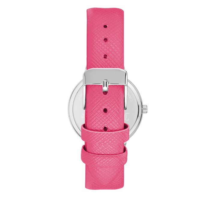 Juicy Couture Reloj JC1235SVHP para mujer con correa rosa