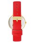 Juicy Couture Reloj Analógico JC1264GPRD con Correa Roja y Caja Dorada