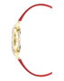 Juicy Couture Reloj JC1326GPRD con caja dorada y correa roja