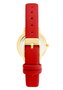 Juicy Couture Reloj JC1326GPRD con caja dorada y correa roja