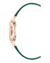 Juicy Couture JC1326RGGN con caja rosa y correa verde