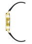 Juicy Couture Reloj JC1264GPBK con correa negra y caja dorada