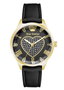 Juicy Couture JC1300GPBK con caja dorada y correa negra