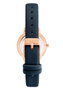 Juicy Couture JC1326RGNV con correa azul y caja rosa