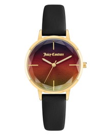 Juicy Couture JC1326RBBK con caja dorada y correa negra