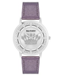 Juicy Couture Reloj JC1345SVLV con correa lila