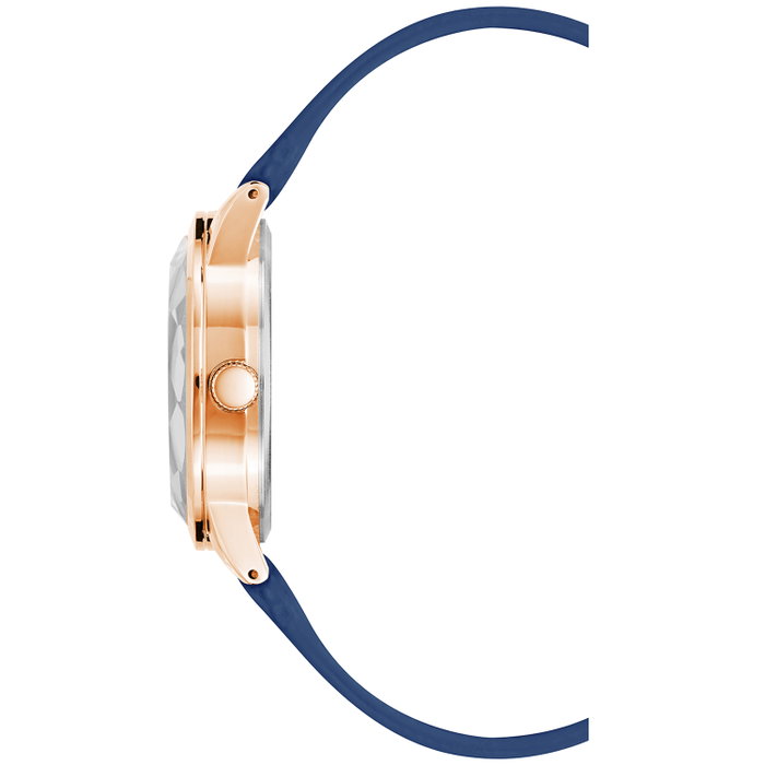 Juicy Couture Reloj JC1300RGNV con esfera azul y correa azul