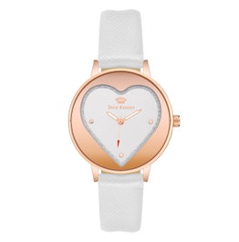 Juicy Couture JC1234RGWT Reloj Analógico Rosa y Blanco