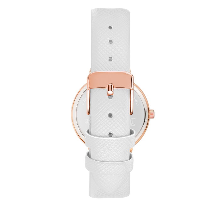 Juicy Couture JC1234RGWT Reloj Analógico Rosa y Blanco