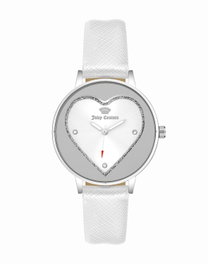 Juicy Couture Reloj JC1235SVWT Blanco y Plateado