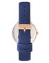 Juicy Couture Reloj JC1264RGNV con correa azul y caja rosa
