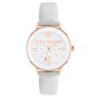 Juicy Couture Reloj JC1264RGWT Blanco y Dorado