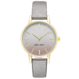 Nine West NW-2512GPGY Reloj Analógico para Mujer