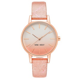 Nine West NW-2512RGPK Reloj Analógico Rosa