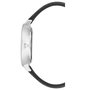 Nine West NW-2555BKBK Reloj de Cuarzo para Mujer con Correa de Cuero Negra
