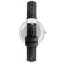 Nine West NW-2555BKBK Reloj de Cuarzo para Mujer con Correa de Cuero Negra