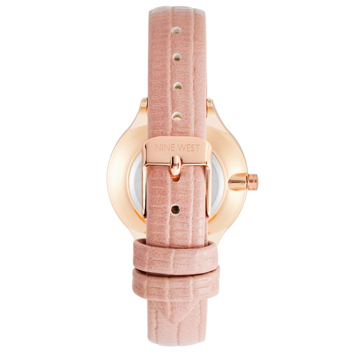 Nine West NW-2556RGPK Reloj Analógico Rosa y Dorado