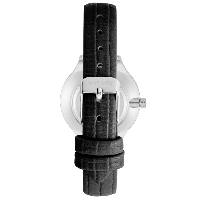 Nine West NW-2557BKBK con correa de cuero negro