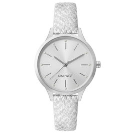 Nine West NW-2559SVSI Reloj Analógico Gris