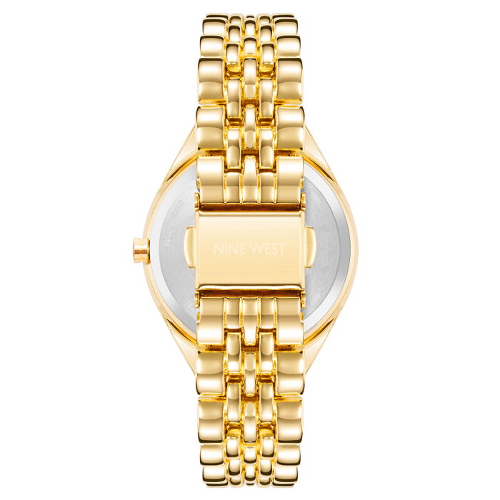 Nine West NW-2660SVGB Reloj Analógico Dorado