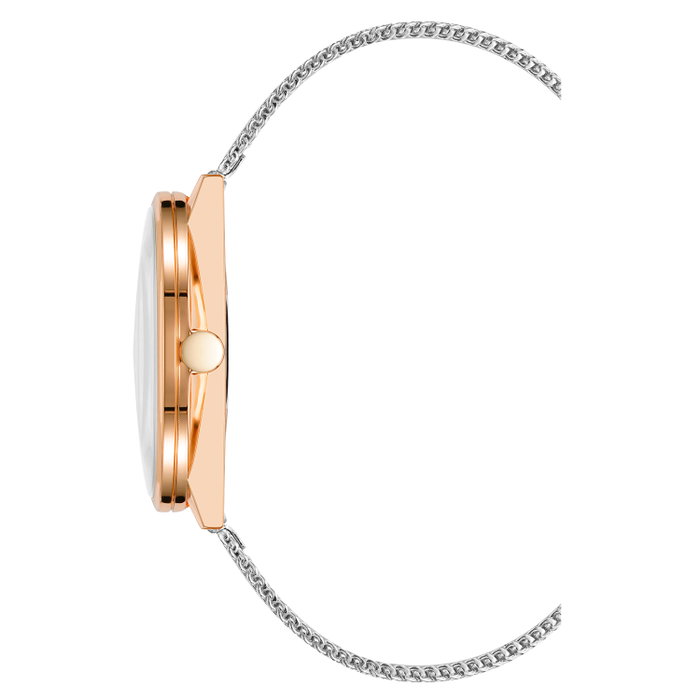 Nine West NW-2669GYRT con correa gris y caja rosa