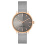 Nine West NW-2669GYRT con correa gris y caja rosa