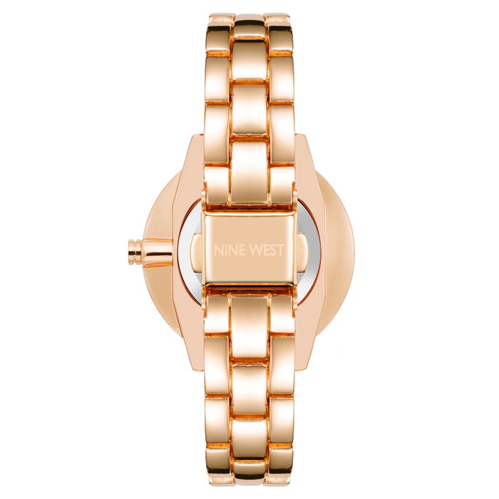 Nine West NW-2682GYRG con correa y caja rosa