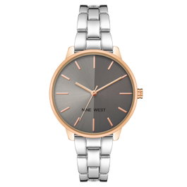 Nine West NW-2683GYRT Reloj Analógico para Mujer
