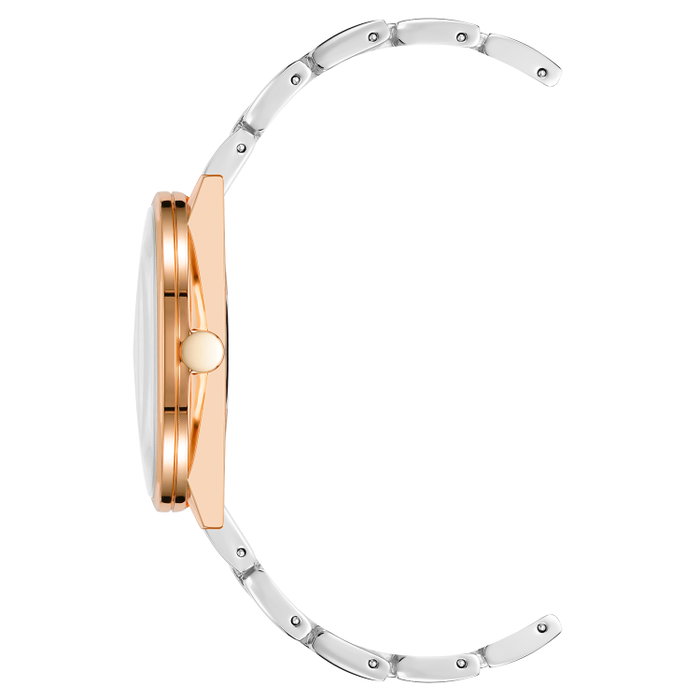 Nine West NW-2683GYRT Reloj Analógico para Mujer
